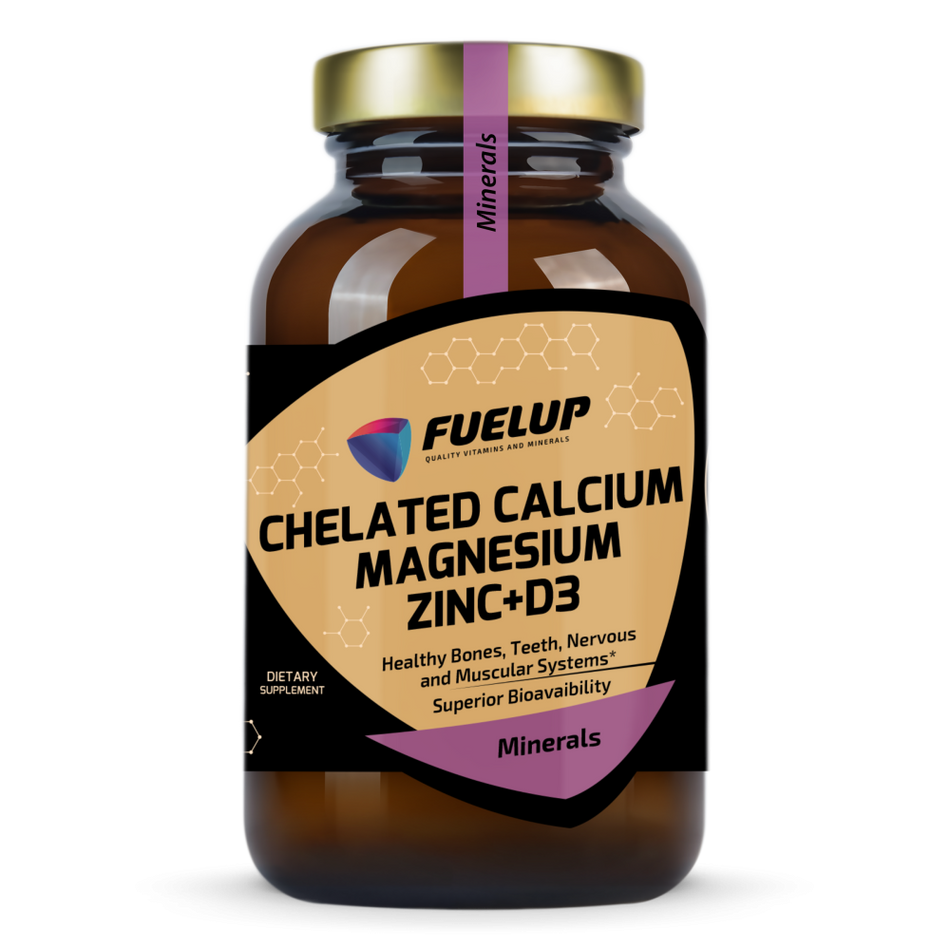 Chelated Calcium Magnesium Zinc+D3 (90 Tabs)