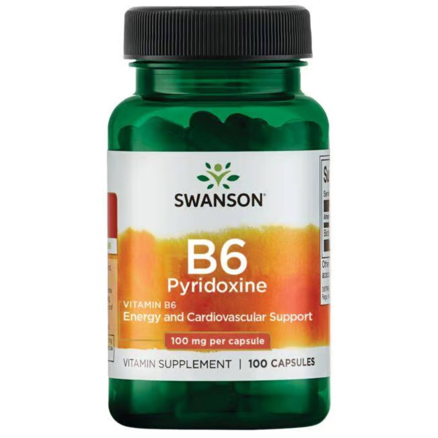 vitanetshop - SW021 - B6 - pyridoxine - front