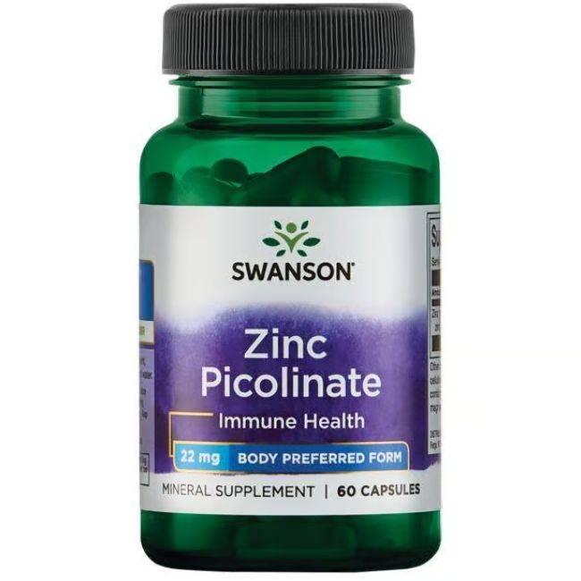 Zinc Picolinate (60 Caps, 22mg)