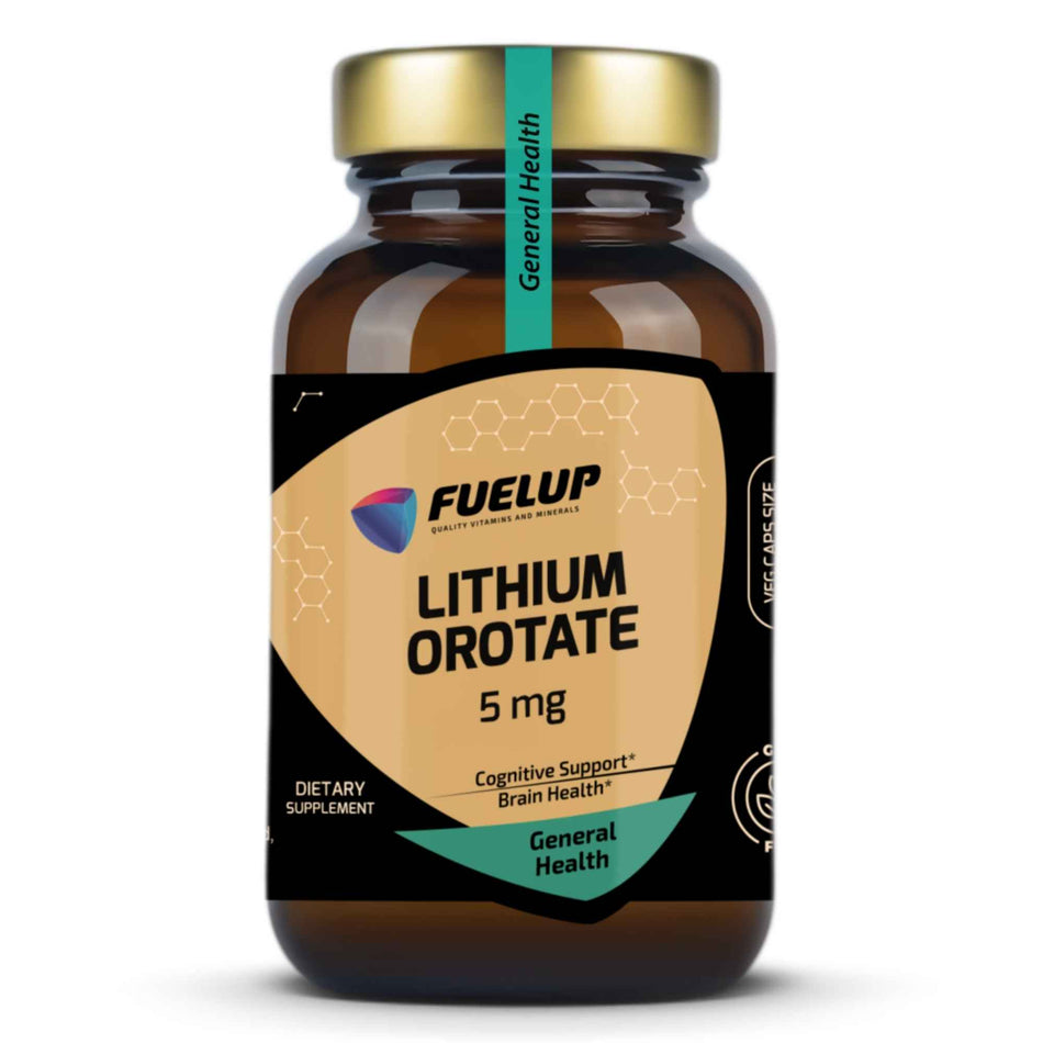 Lithium-Orotat (60 Veg. Kapseln, 5mg)