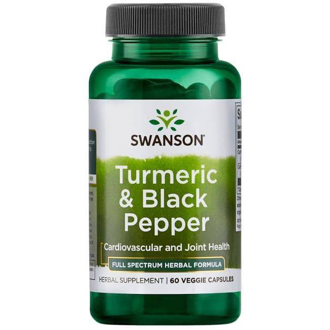 Kurkuma & Schwarzer Pfeffer (60 V-Kapseln, 600mg)