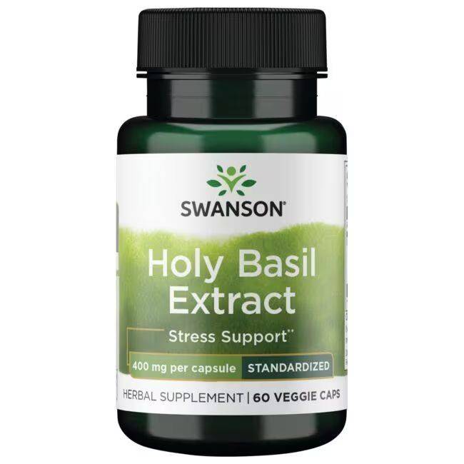 Holy Basil Extract (60 V-Caps, 400mg)